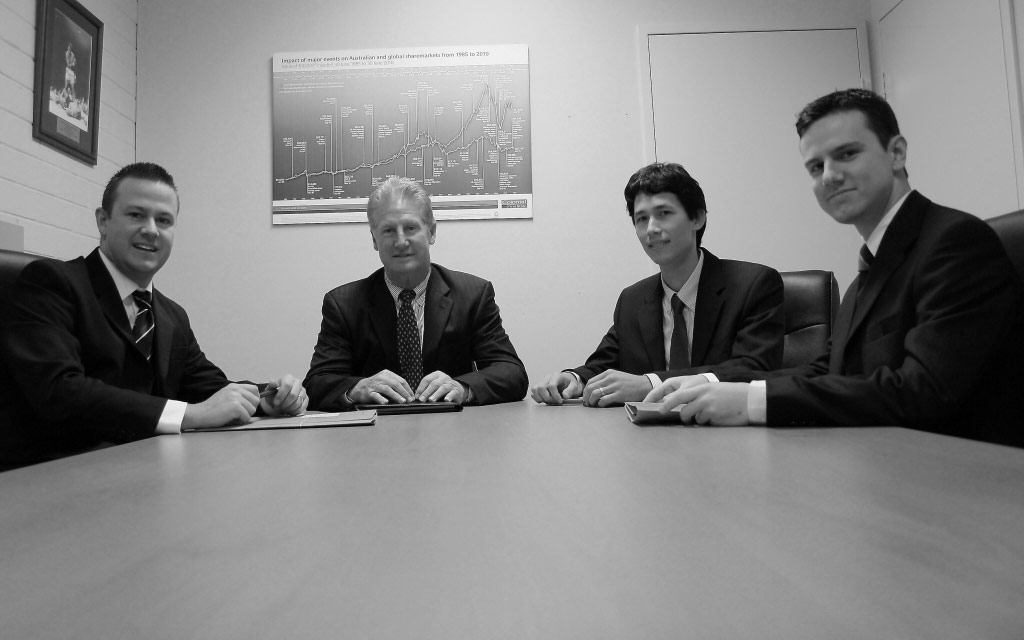 The financial planning team at Mal Dobson & Associates